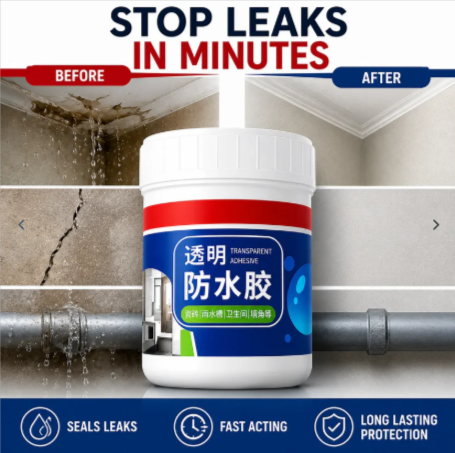 transparent waterproof adhesive Pack of 2 (300ml Each)