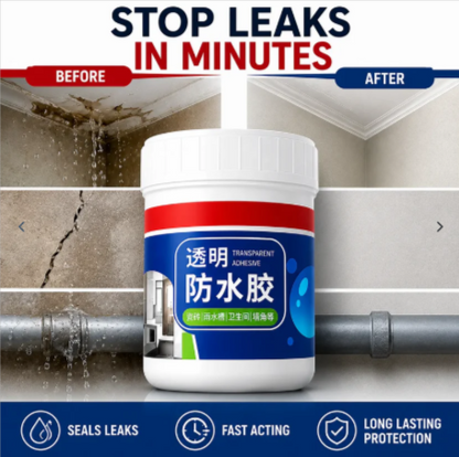 transparent waterproof adhesive Pack of 2 (300ml Each)