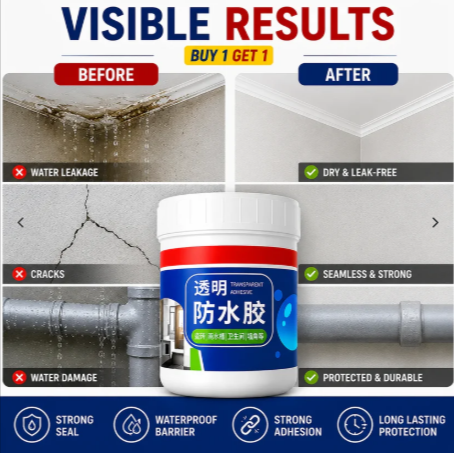 transparent waterproof adhesive Pack of 2 (300ml Each)