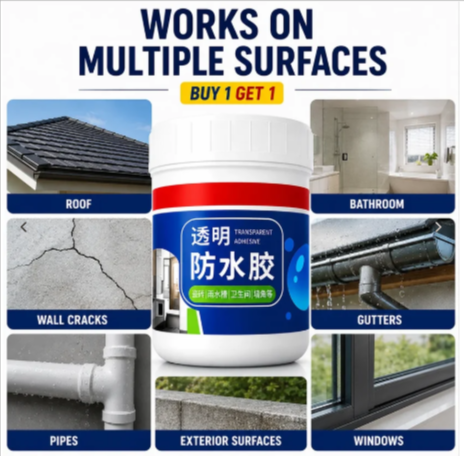 transparent waterproof adhesive Pack of 2 (300ml Each)