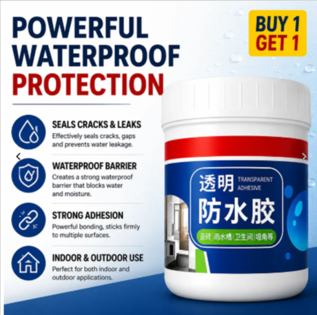 transparent waterproof adhesive Pack of 2 (300ml Each)