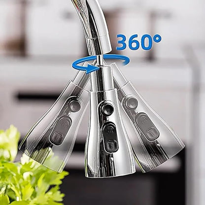 360° Rotating Tap Extender with 3 Water Flow Modes