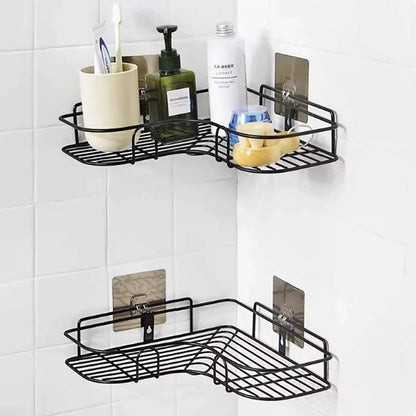 Self-Adhesive Bathroom Corner Shelf for Wall