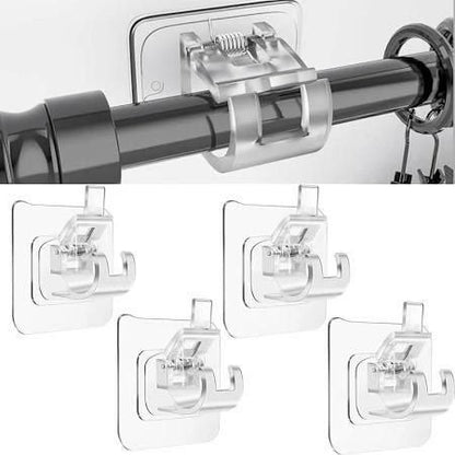Self Adhesive Rods Clips Hook for Curtains