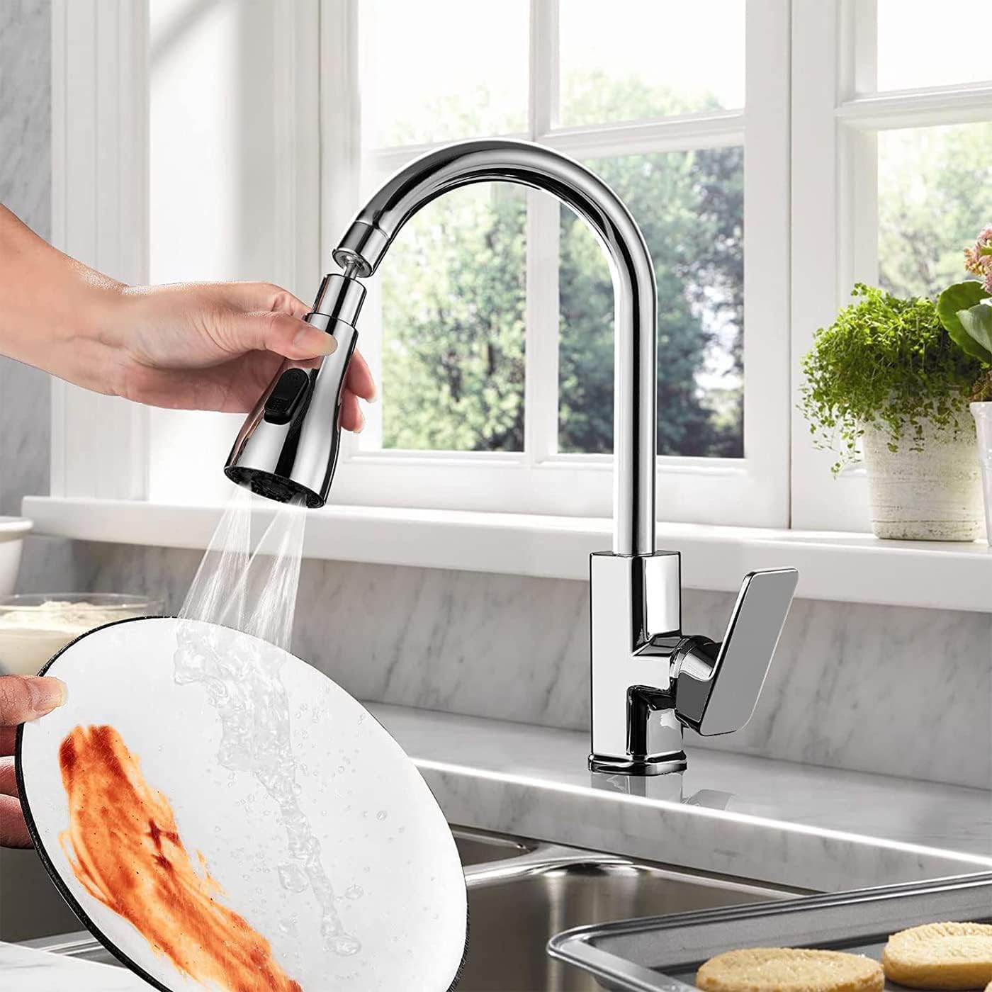 360° Rotating Tap Extender with 3 Water Flow Modes