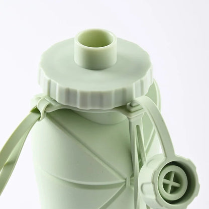 Silicone Folding Water Bottle for Travel, Gym, Hiking & Office