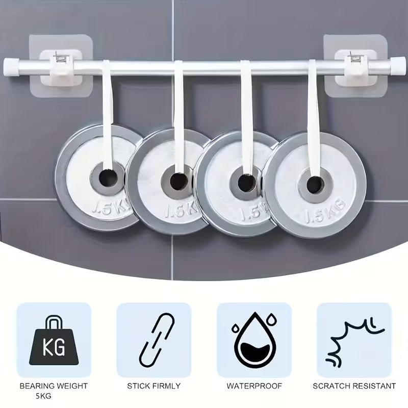 Self Adhesive Rods Clips Hook for Curtains